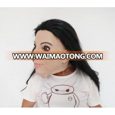 Wholesale Masquerade Realistic Fasion Party Dress Fit Adult Female latex Mask