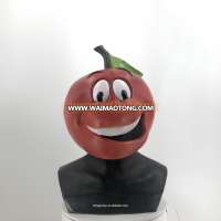 Best Selling Halloween  Latex Mask Product Supply China Red Apple Mask