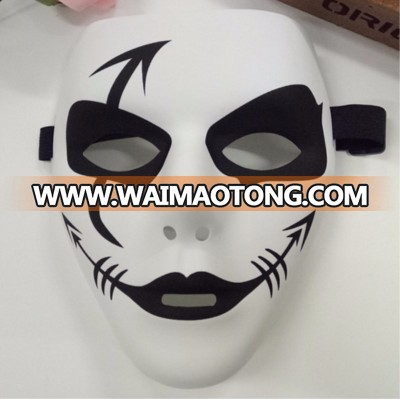 Hot Deluxe street dance mask eco-friendly PVC Hand-painted hip-hop graffiti ball mask,