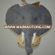 full face mask fancy dress party animal elephant latex mask with ivory